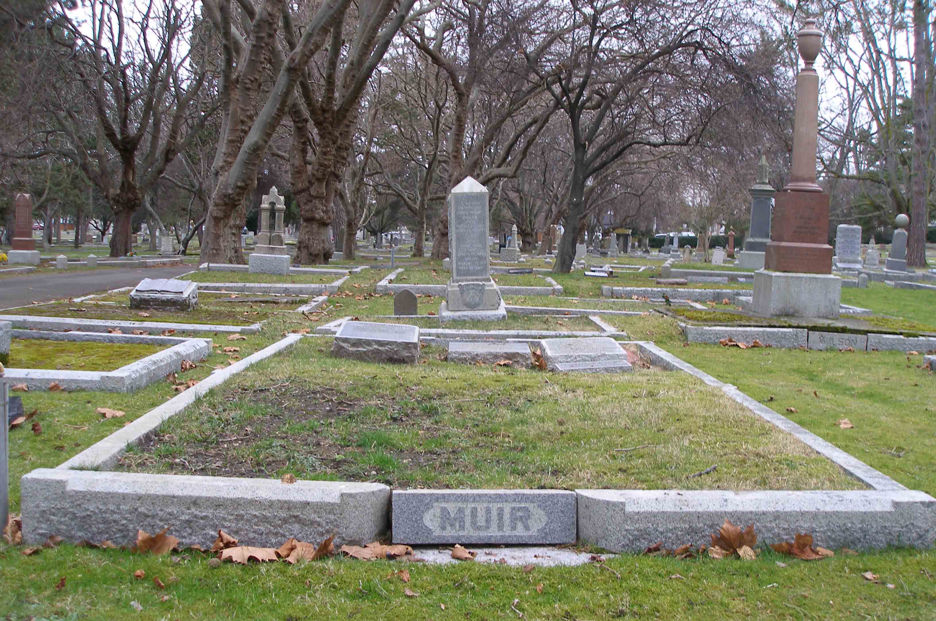 Muir family plot, Ross Bay Cemetery
